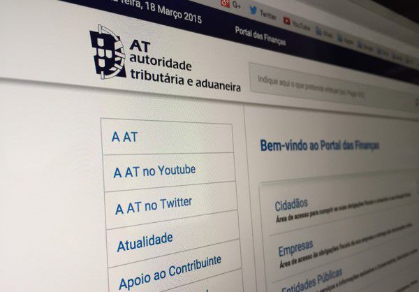 Portal das Finanças ainda em baixo devido ao apagão