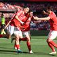 Amdouni, Tomás Araújo e António Silva festejam golo do Benfica