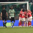 Derrota em casa frrente ao Benfica foi rude golpe para o Sporting na luta pelo 2.º lugar - FOTO: MIGUEL NUNES