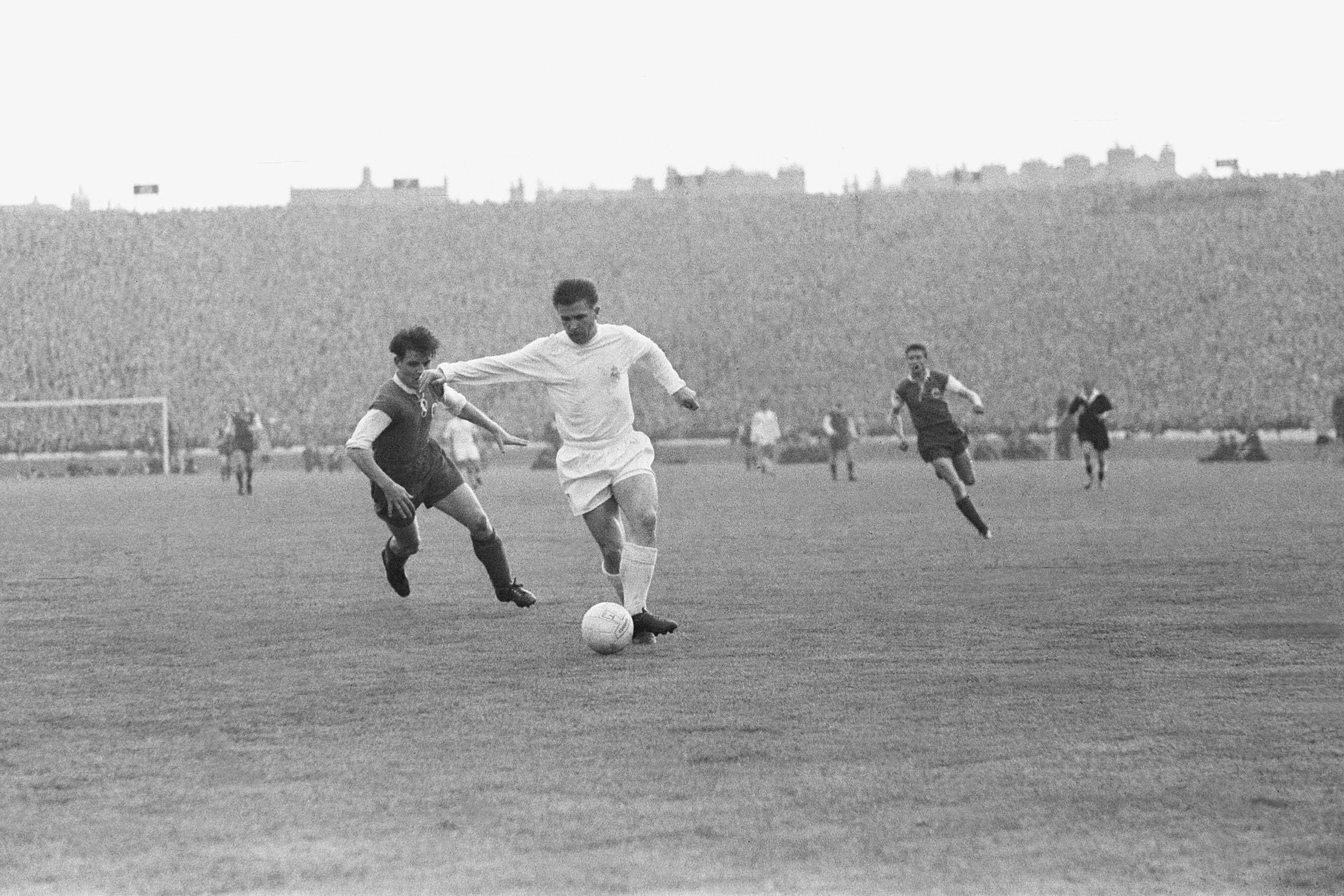 Eintracht Frankfurt conseguiu chegar à final da Champions em 1960, mas perdeu com o Real Madrid por 3-7