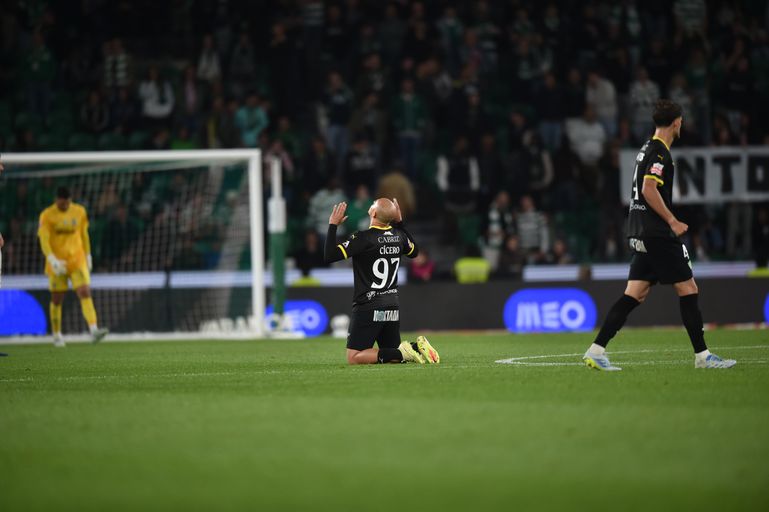 Cícero marcou o golo do empate. Foto: Miguel Nunes (Sporting -  Tondela)