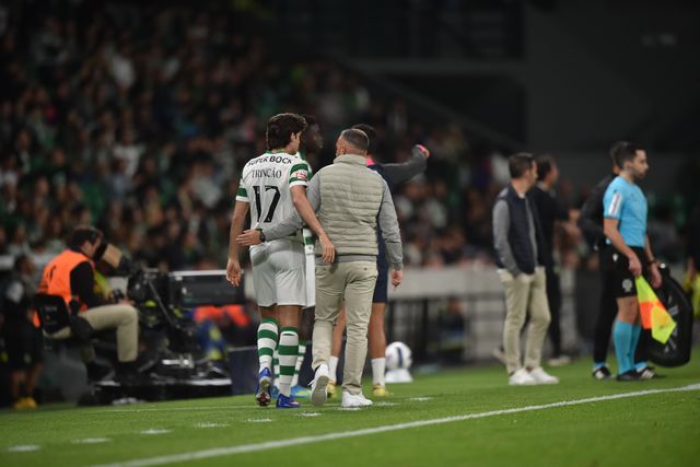 Rui Borges lançou Trincão aos 56' - Foto: MIGUEL NUNES