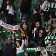 Adeptos do Sporting em Alvalade. Foto: Miguel Nunes (Sporting -  Tondela)