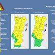 Mau tempo ataca em força hoje: 15 distritos sob aviso amarelo