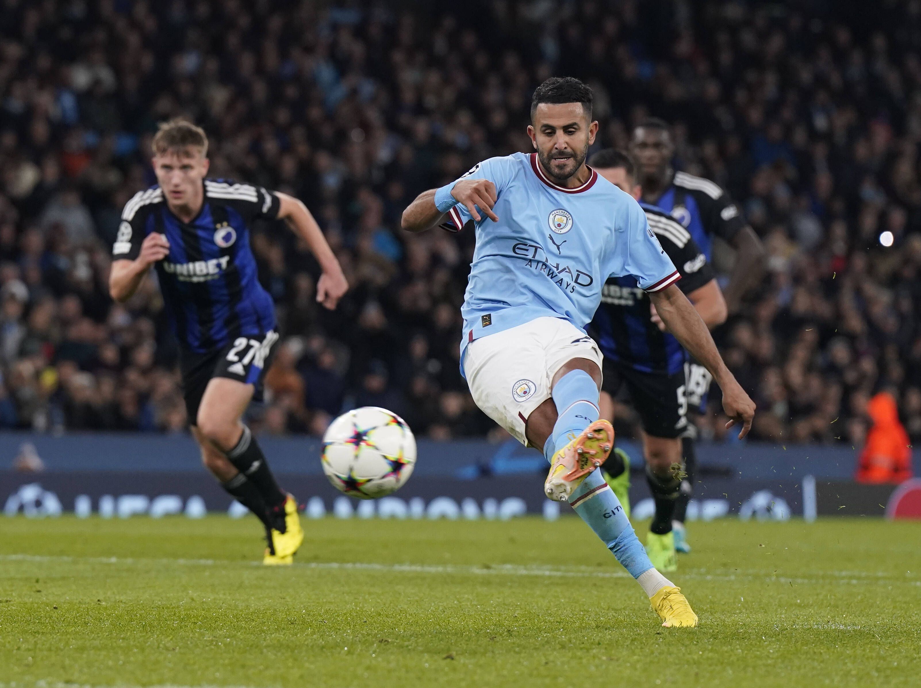Riyad Mahrez - 4 golos em 5 jogos pelo Man. City (IMAGO)