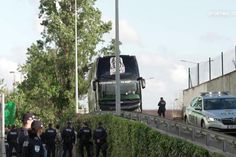 Autocarro do Sporting chega a Alvalade