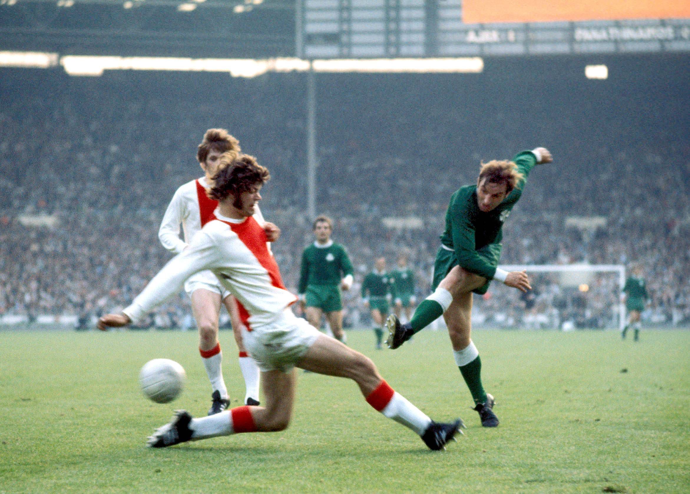 Panathinaikos saiu derrotado da final da Champions de 1971 pelo Ajax