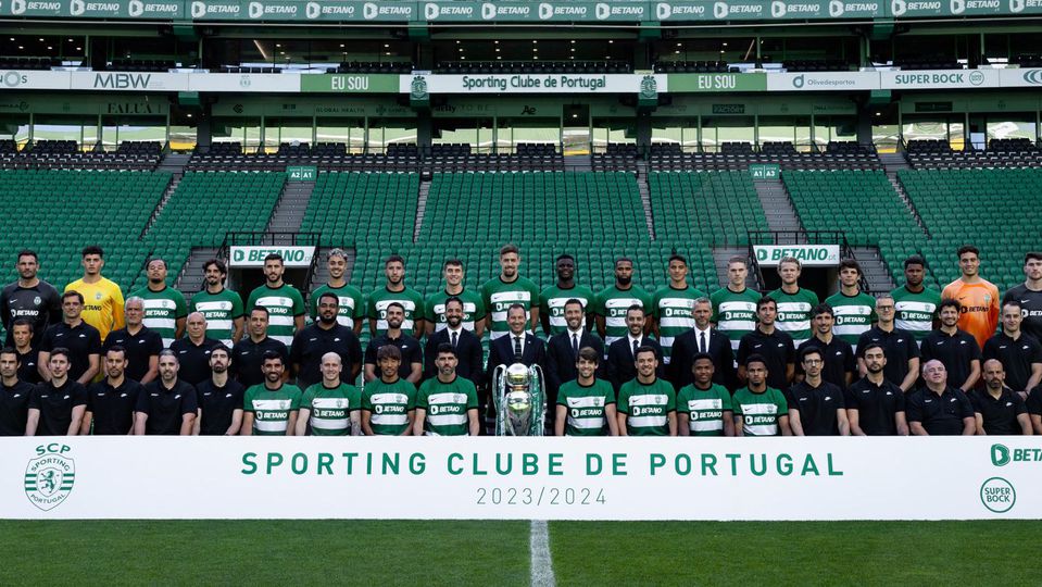Sporting: eis a fotografia oficial do campeão 2023/2024