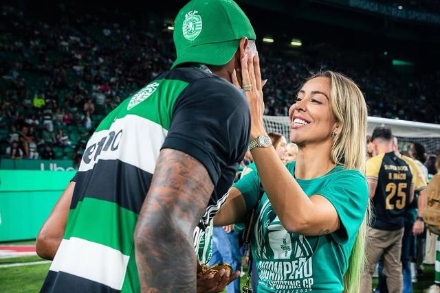 Matheus Reis com a mulher, Jack Rodrigues