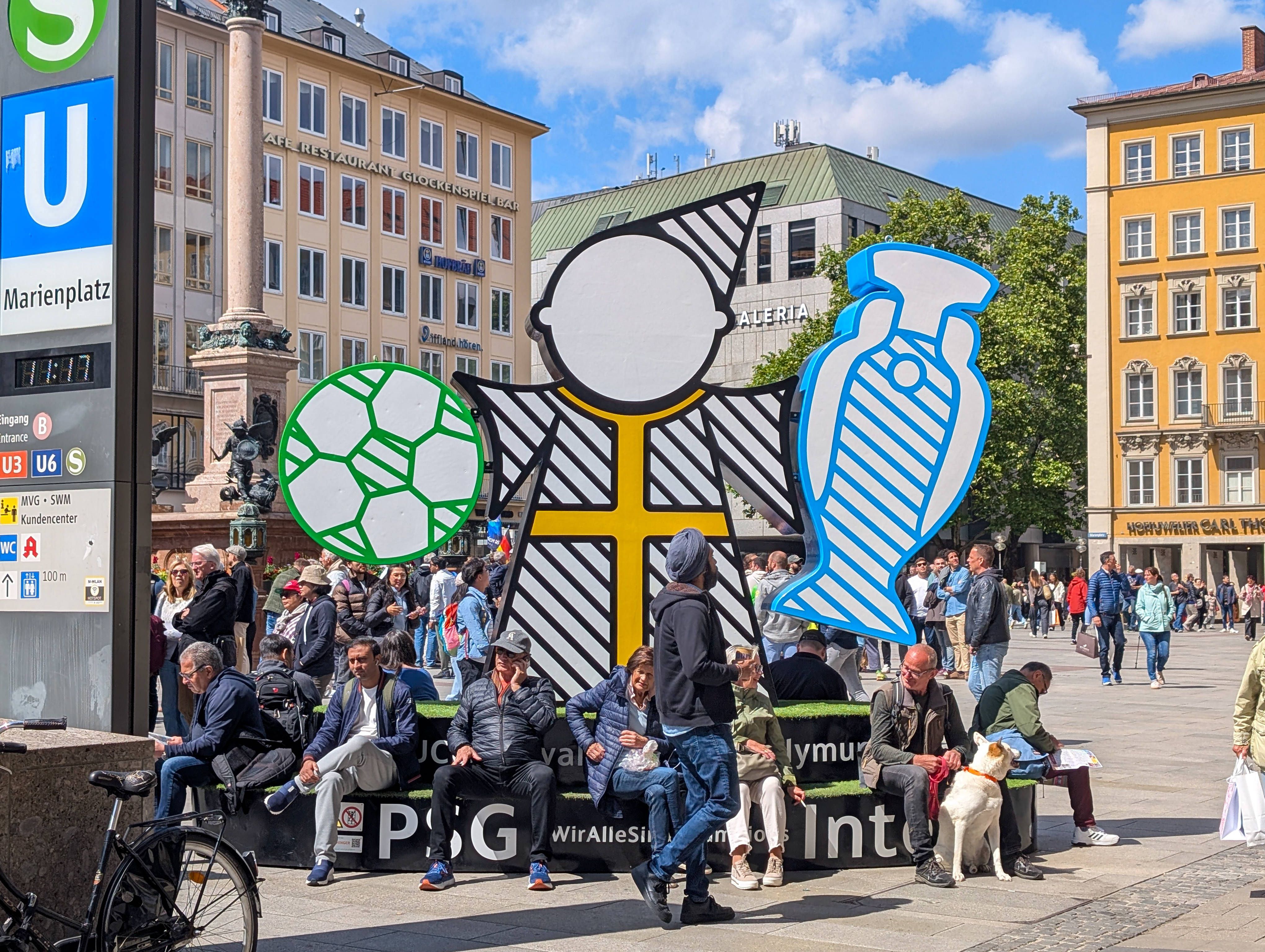 Já se respira a final da UEFA Champions League na capital da Bavária, Munique (fotos IMAGO)