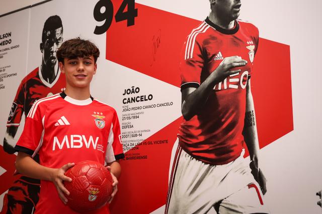 Afonso Caroço, 14 anos - Foto: SL Benfica