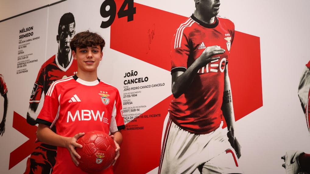 Afonso Caroço, 14 anos - Foto: SL Benfica