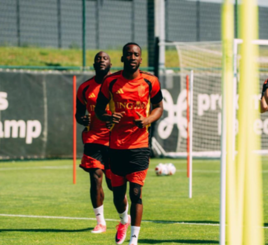 Lukebakio ao serviço da Bélgica - Foto@lukebakio/instagram