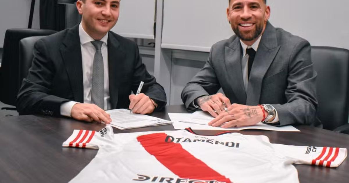 Presidente do River Plate justifica contratação de Otamendi: «É uma referência»