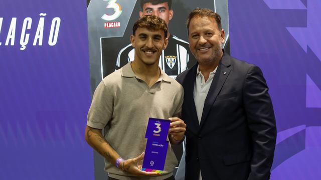 Tiago Ventura foi eleito o  jogador revelação da Liga 3 - Foto: FPF