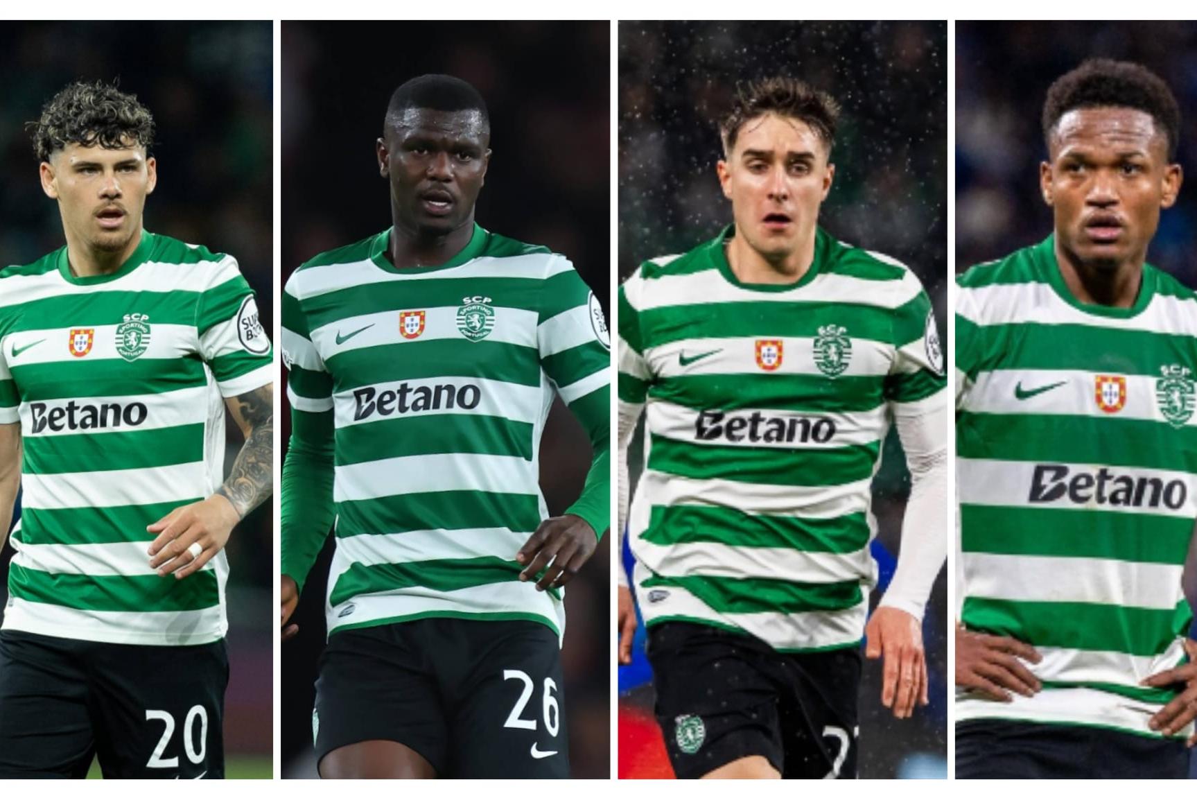 Maxi Araújo, Diomande, Fresneda e Geny Catamo são peças que o Sporting pretende segurar na renovação do plantel - Foto: IMAGO