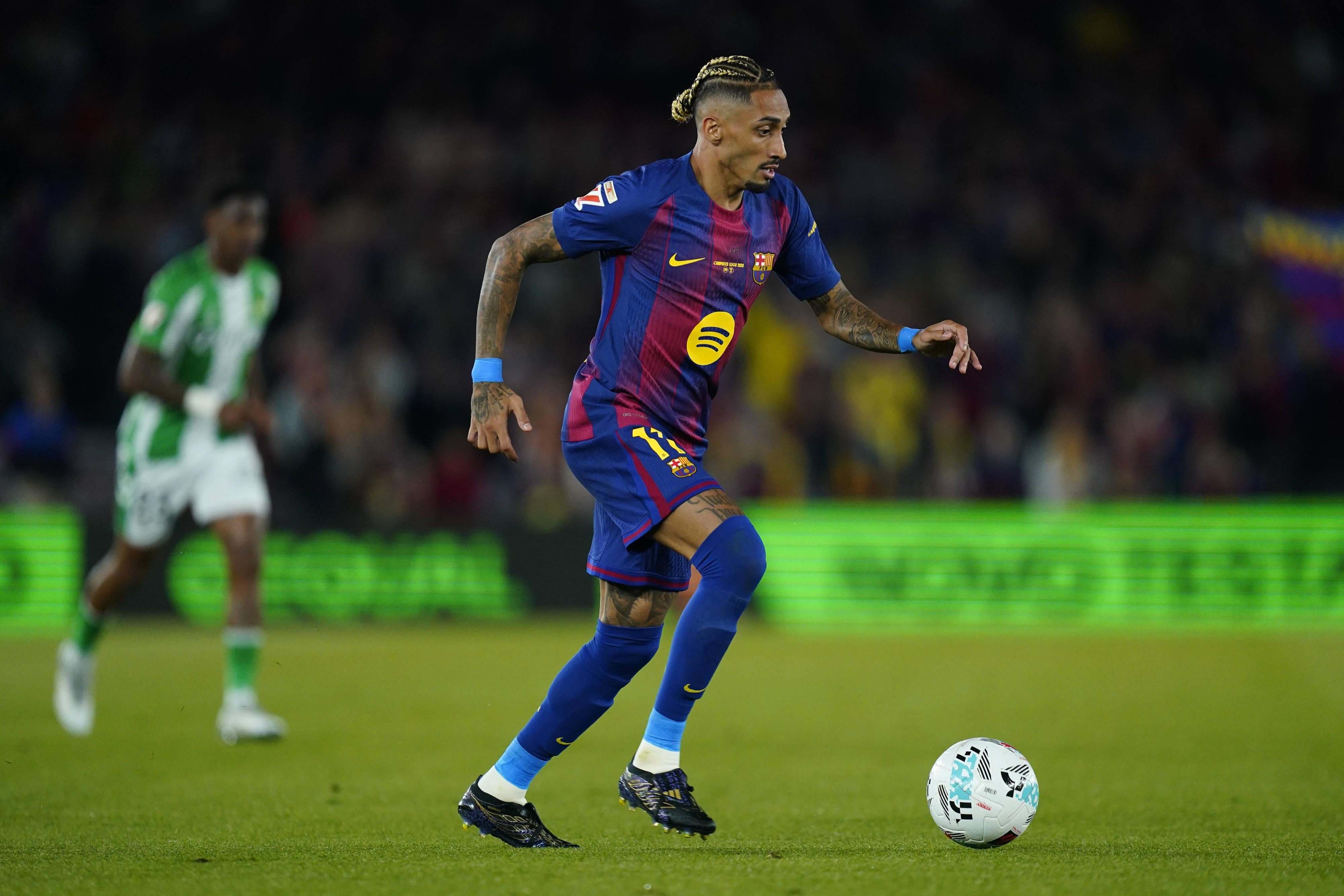 Nem as lesões impediram Raphinha de ter uma época de alto nível, com 21 golos e oito assistências em 36 partidas - Foto: IMAGO
