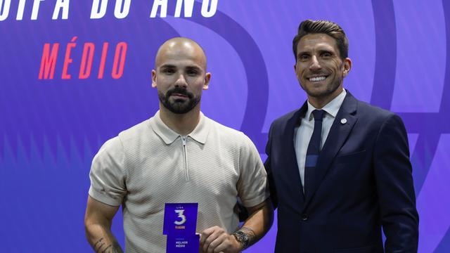 Leandro Silva foi premiado pela época ao serviço da Académica na Liga 3 - Foto: FPF