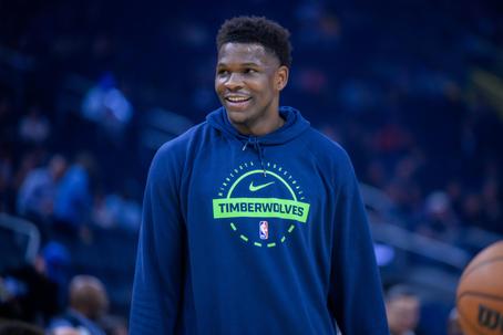 Anthony Edwards, basquetebolista dos Minnesota Timberwolves