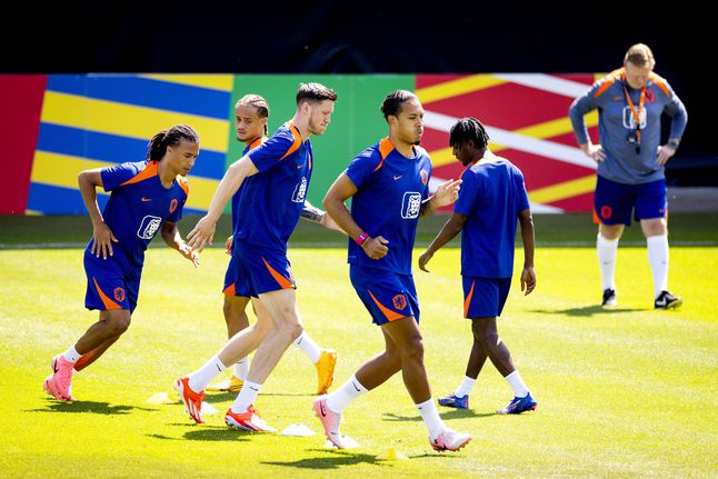 Países Baixos preparam duelo com a Roménia dos 'oitavos' do Euro 2024