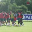 O treino deste sábado da Seleção Nacional