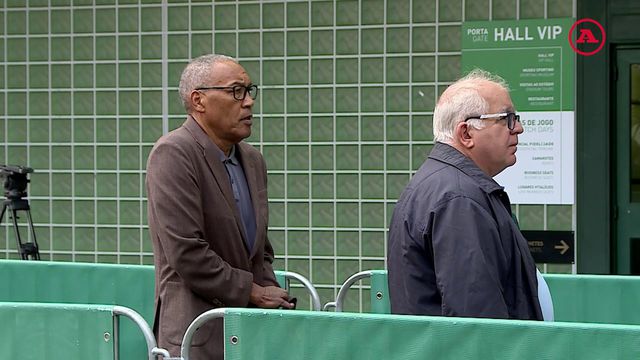 Shéu na homenagem a Manuel Fernandes em Alvalade