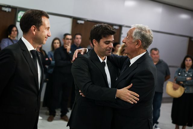 Presidente da República em Alvalade na homenagem a Manuel Fernandes