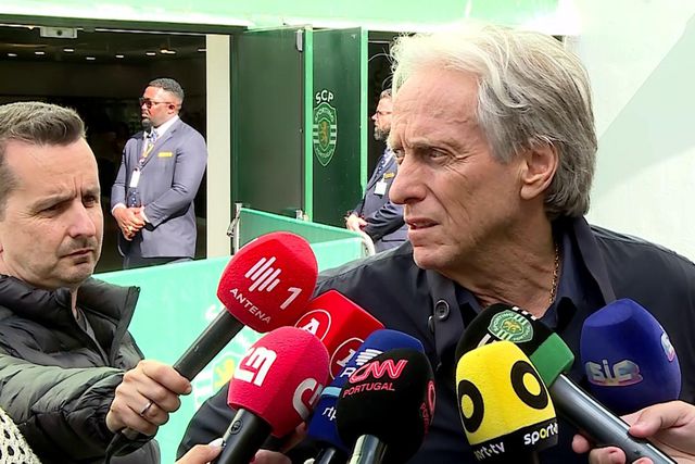 Jorge Jesus no adeus a Manuel Fernandes