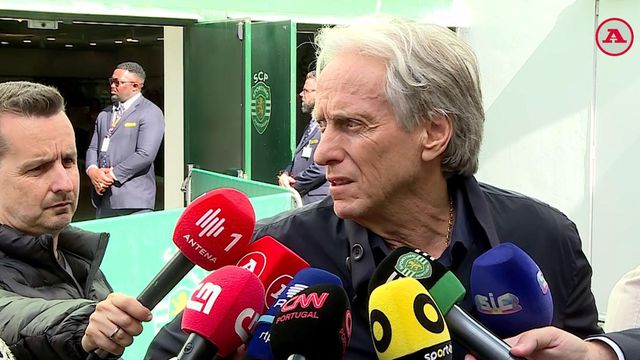 Jorge Jesus no adeus a Manuel Fernandes