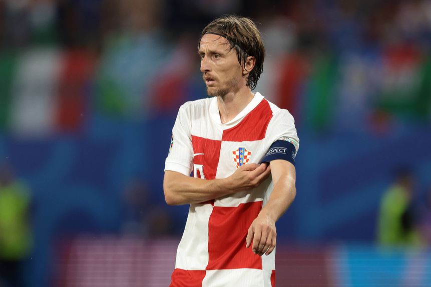 Luka Modric durante a Croácia-Itália (Imago)
