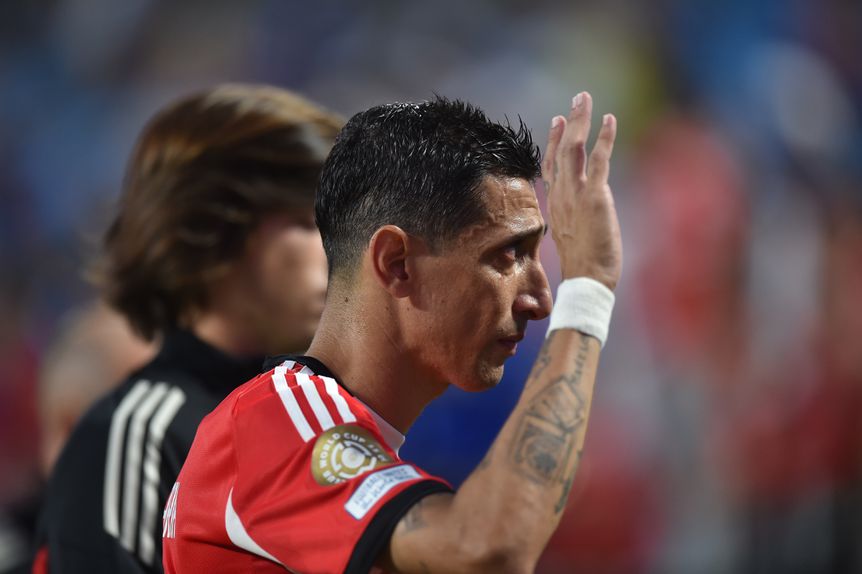 Di María deixa em lágrimas o relvado do Estádio Bank of America, em Charlotte