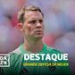 Reação de Kimmich diz tudo: que defesa monstruosa de Neuer!