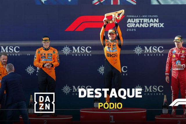 GP da Áustria: McLaren e Ferrari no pódio