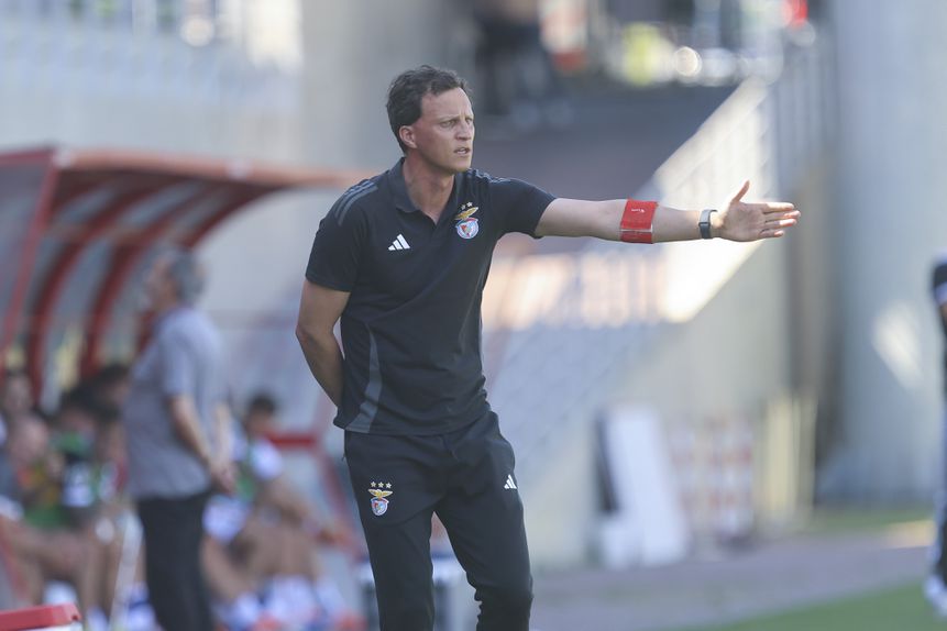 Vítor Vinha é o treinador que vai orientar a equipa das águias na Youth League - Foto: SL BENFICA