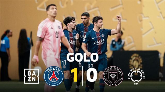 Golo 'made in' Portugal dá a vantagem ao PSG frente a Messi (vídeo)