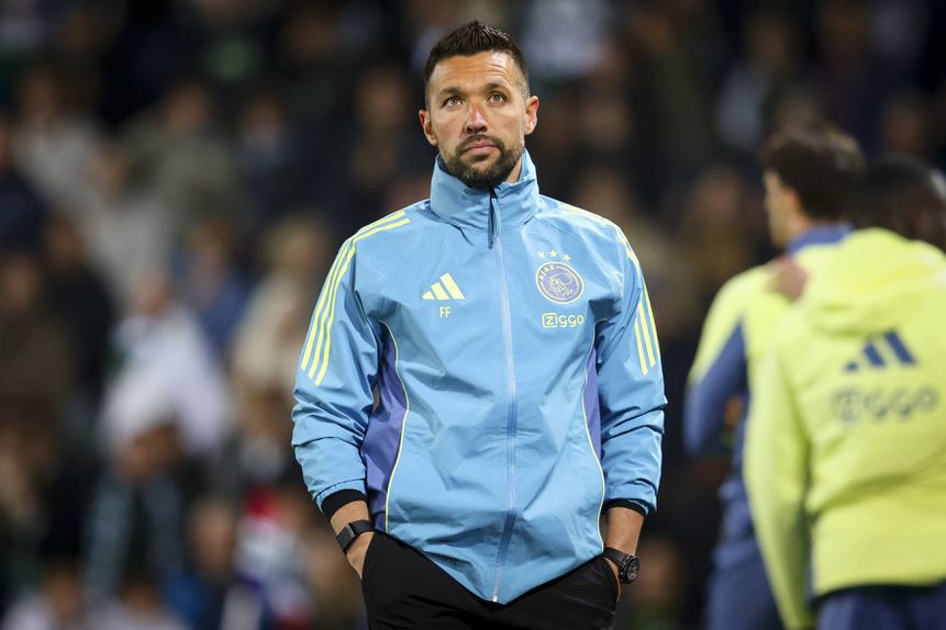 Francesco Farioli na passagem pelo Ajax