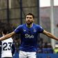 Calvert-Lewin a festejar golo do Everton