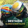 Depois do duelo, o abraço entre Alonso e Bortoleto