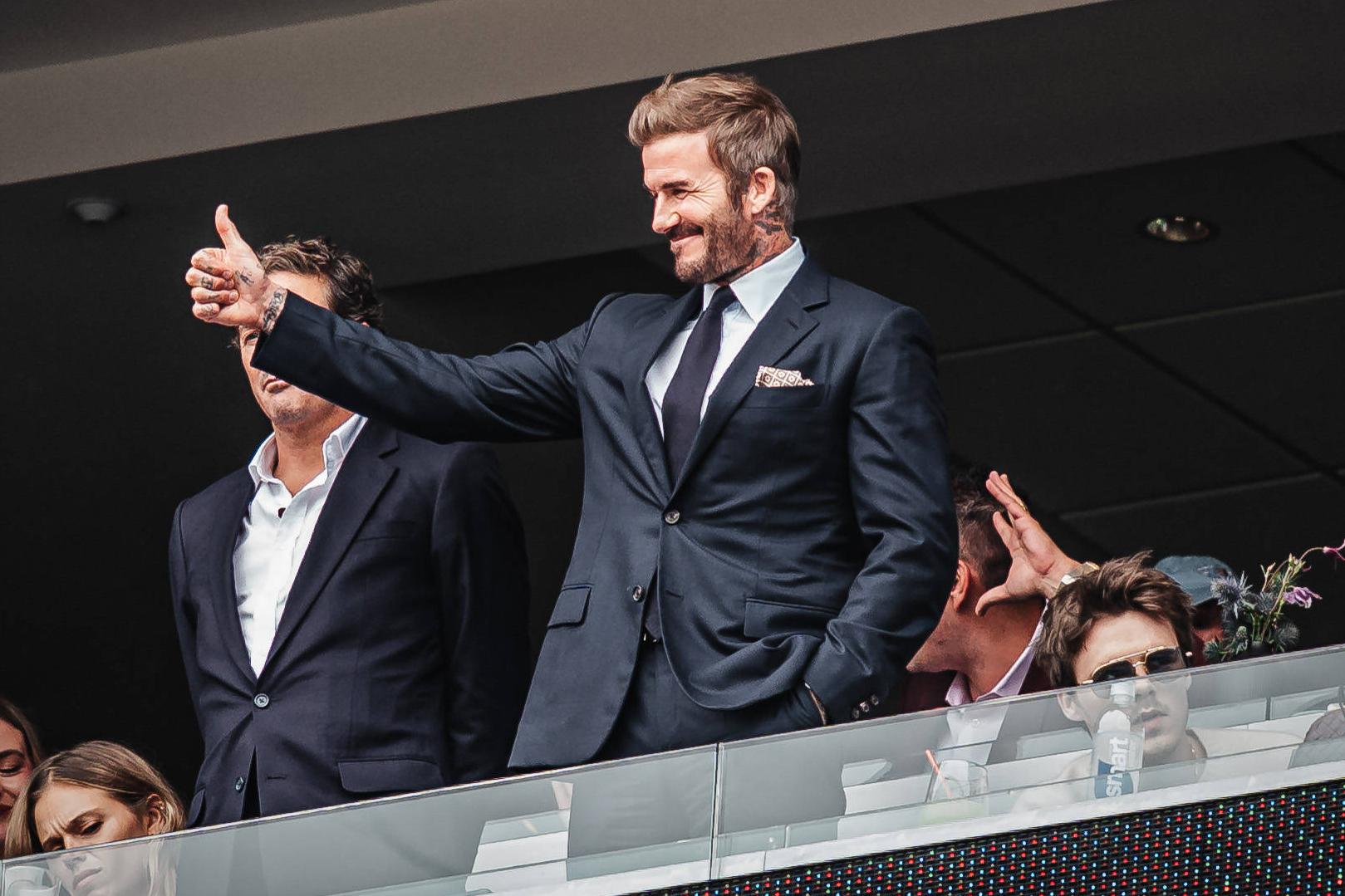 David Beckham a assistir ao Inglaterra-Gana no Mundial 2026, nos Estados Unidos