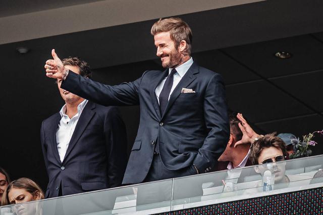 David Beckham a assistir ao Inglaterra-Gana no Mundial 2026, nos Estados Unidos