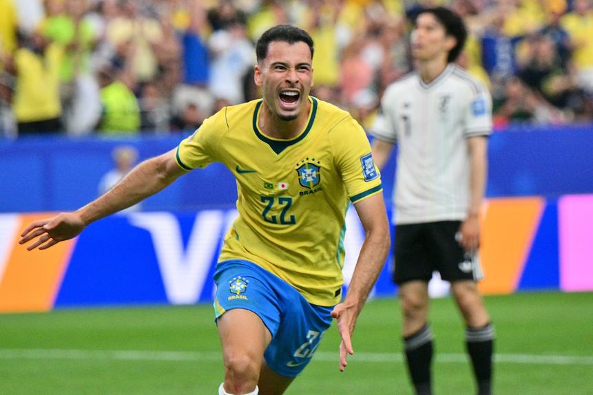 Martinelli estreou-se a marcar em Mundiais, o 5.º pela seleção em 26 jogos
