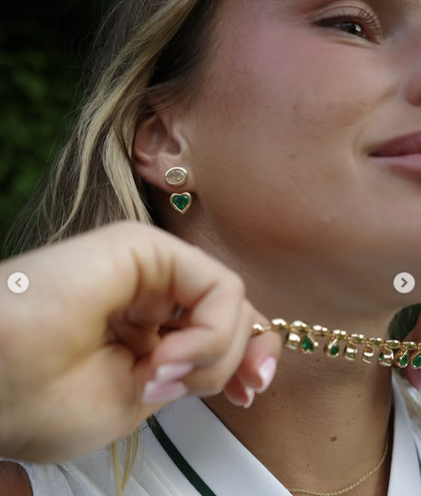 Aryna Sabalenka revela joias para Wimbledon - foto Instagram/Aryna Sabalenka