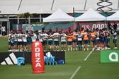 Minuto de silêncio a abrir o treino da Seleção - foto: Miguel Nunes
