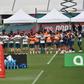 Minuto de silêncio a abrir o treino da Seleção - foto: Miguel Nunes