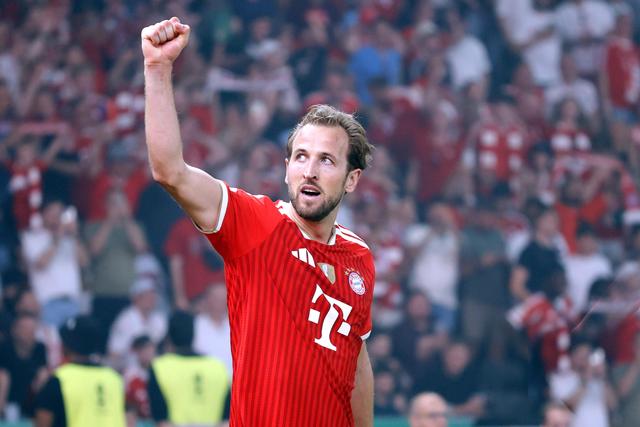 Harry Kane fez a melhor época da carreira em termos de golos e troféus no Bayern