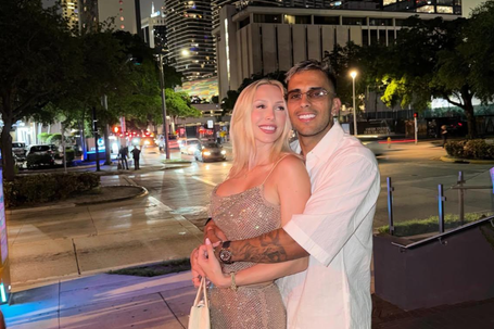 Zalazar e a esposa - Foto: instagram
