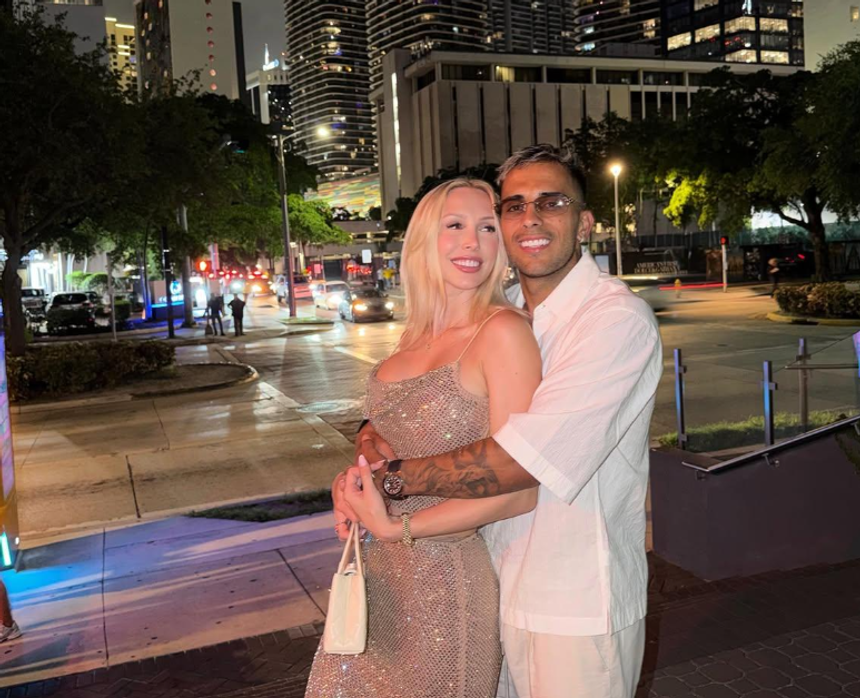 Zalazar e a esposa - Foto: instagram