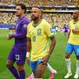 Neymar aqueceu, mas não chegou a entrar