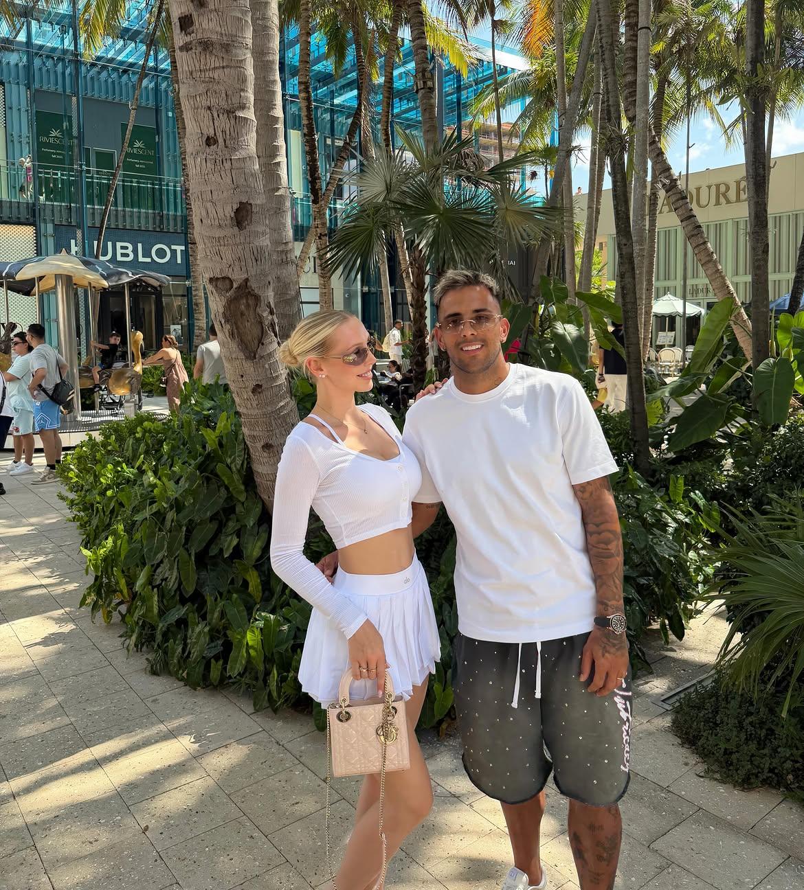 Zalazar e Emily Claire - Foto: instagram