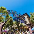 'Fan zone' na San Pedro Square, San José, Baía de São Francisco, Califórnia
